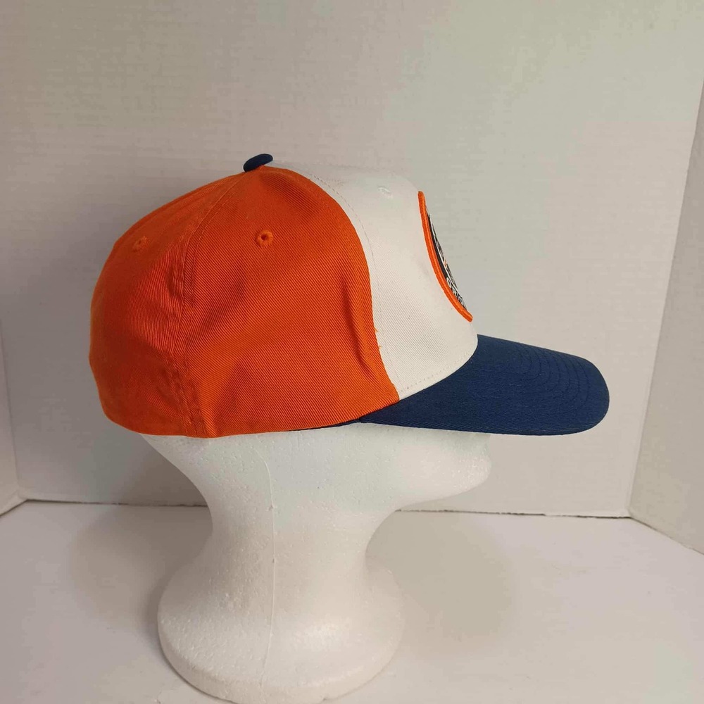 AERO BKLYN New‎ York Original Brand Orange Blue White Baseball Cap Hat - Picture 4 of 12